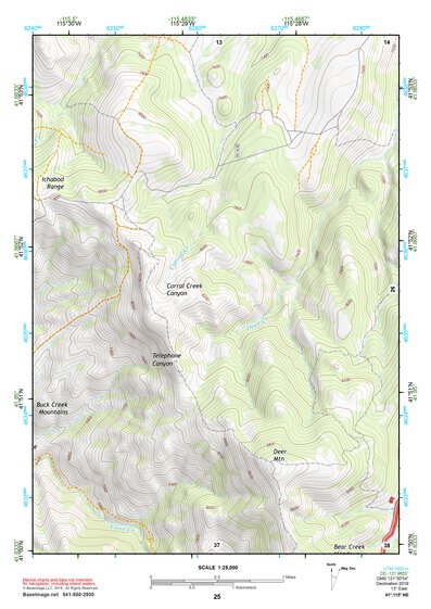 41115NE Page 25 Jarbidge Mountains Topo Preview 1