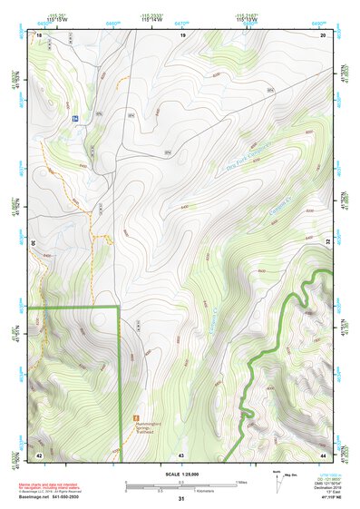41115NE Page 31 Jarbidge Mountains Topo Preview 1