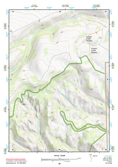 41115NE Page 32 Jarbidge Mountains Topo Preview 1