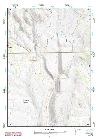 41115NE Page 35 Jarbidge Mountains Topo Preview 1