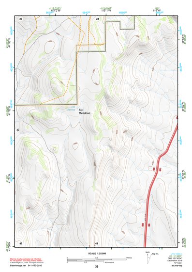 41115NE Page 36 Jarbidge Mountains Topo Preview 1