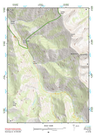 41115NE Page 39 Jarbidge Mountains Topo Preview 1