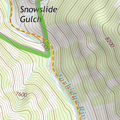 41115NE Page 39 Jarbidge Mountains Topo Preview 3
