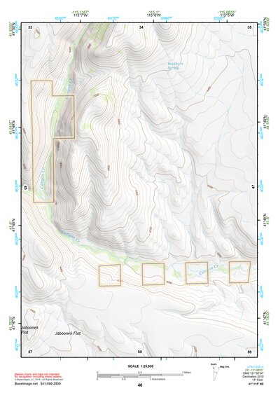 41115NE Page 46 Jarbidge Mountains Topo Preview 1