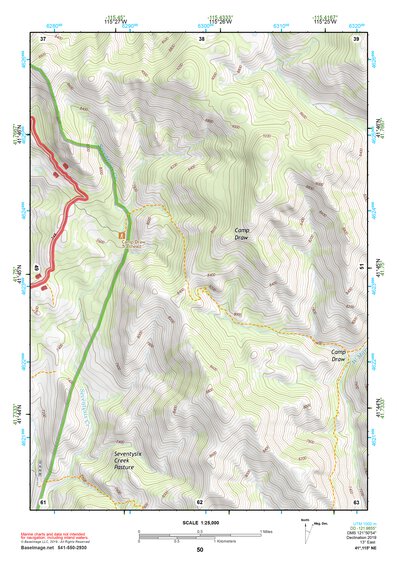 41115NE Page 50 Jarbidge Mountains Topo Preview 1
