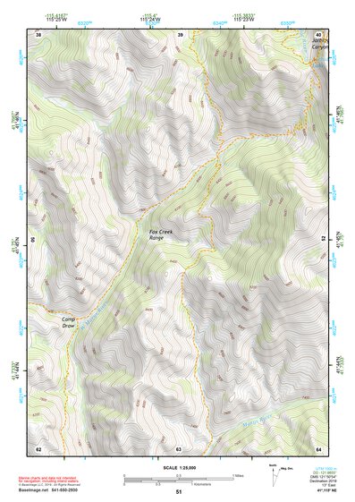 41115NE Page 51 Jarbidge Mountains Topo Preview 1