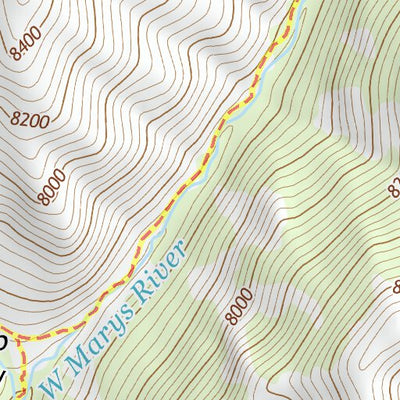 41115NE Page 51 Jarbidge Mountains Topo Preview 3