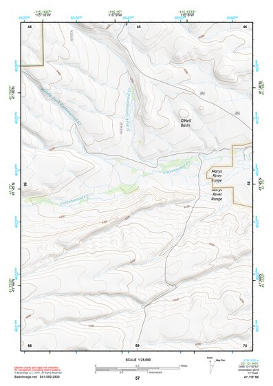 41115NE Page 57 Jarbidge Mountains Topo Preview 1