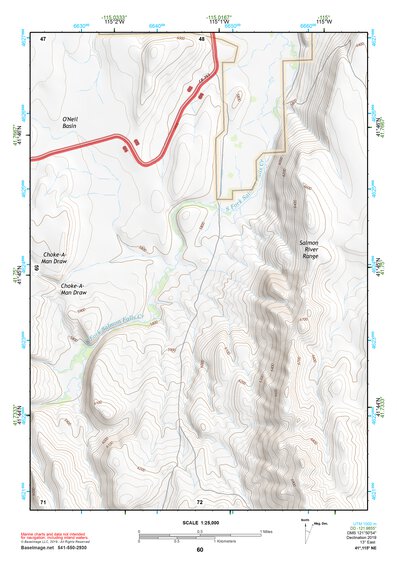 41115NE Page 60 Jarbidge Mountains Topo Preview 1
