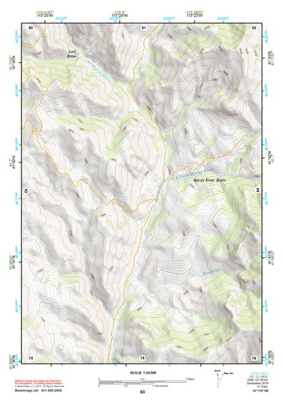 41115NE Page 63 Jarbidge Mountains Topo Preview 1