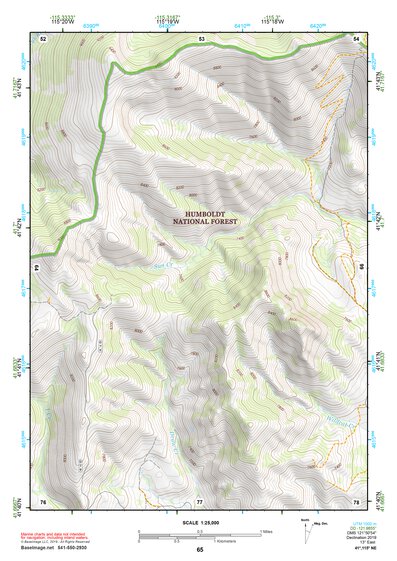 41115NE Page 65 Jarbidge Mountains Topo Preview 1