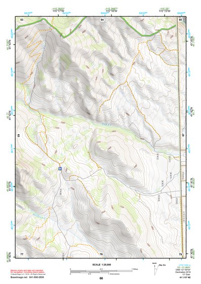 41115NE Page 66 Jarbidge Mountains Topo Preview 1