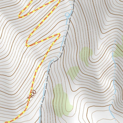 41115NE Page 66 Jarbidge Mountains Topo Preview 3