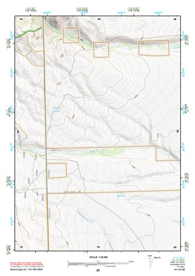 41115NE Page 67 Jarbidge Mountains Topo Preview 1