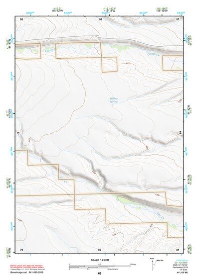 41115NE Page 68 Jarbidge Mountains Topo Preview 1
