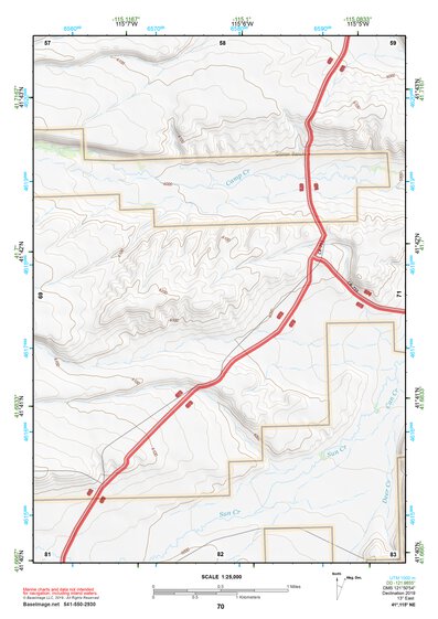41115NE Page 70 Jarbidge Mountains Topo Preview 1