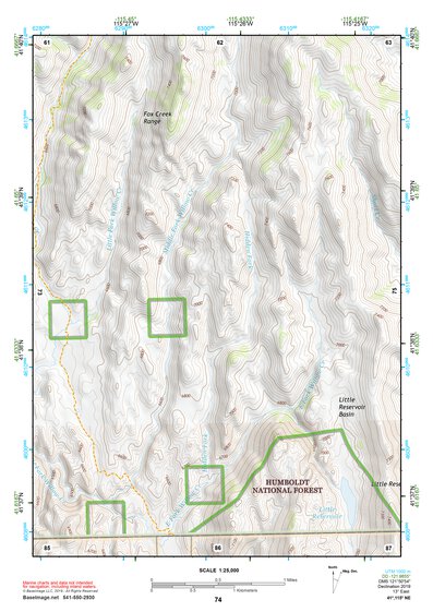 41115NE Page 74 Jarbidge Mountains Topo Preview 1