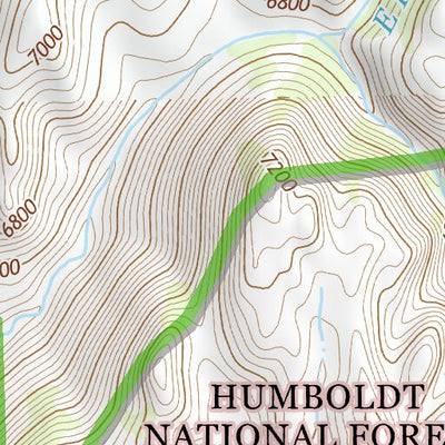 41115NE Page 74 Jarbidge Mountains Topo Preview 3