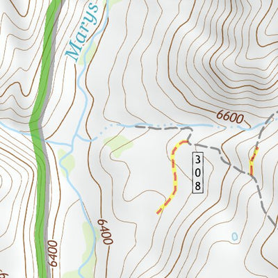 41115NE Page 75 Jarbidge Mountains Topo Preview 2