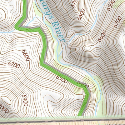 41115NE Page 75 Jarbidge Mountains Topo Preview 3