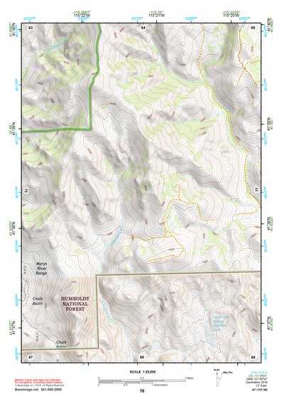 41115NE Page 76 Jarbidge Mountains Topo Preview 1