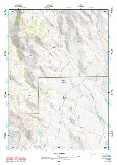 41115NE Page 77 Jarbidge Mountains Topo Preview 1