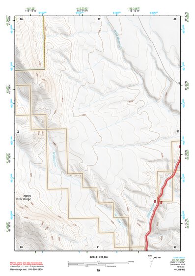 41115NE Page 79 Jarbidge Mountains Topo Preview 1