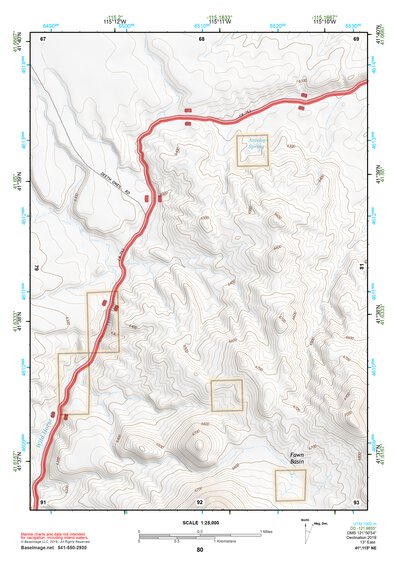 41115NE Page 80 Jarbidge Mountains Topo Preview 1