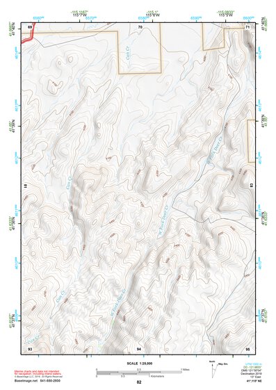41115NE Page 82 Jarbidge Mountains Topo Preview 1