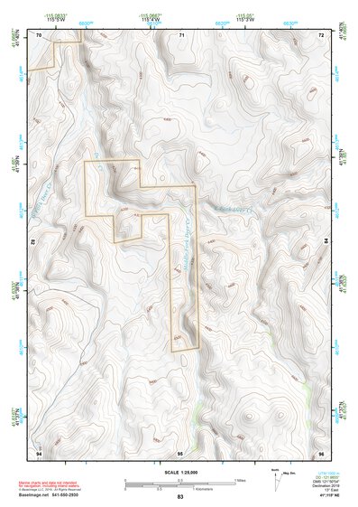 41115NE Page 83 Jarbidge Mountains Topo Preview 1