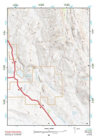 41115NE Page 85 Jarbidge Mountains Topo Preview 1