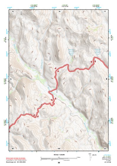 41115NE Page 88 Jarbidge Mountains Topo Preview 1