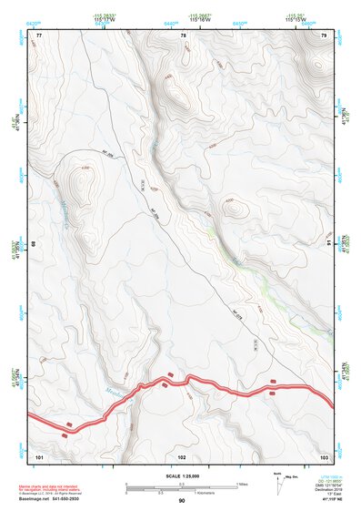41115NE Page 90 Jarbidge Mountains Topo Preview 1