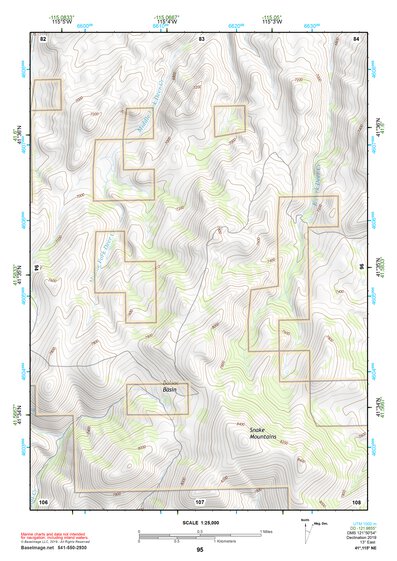 41115NE Page 95 Jarbidge Mountains Topo Preview 1