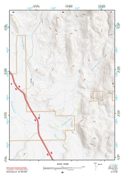 41115NE Page 98 Jarbidge Mountains Topo Preview 1