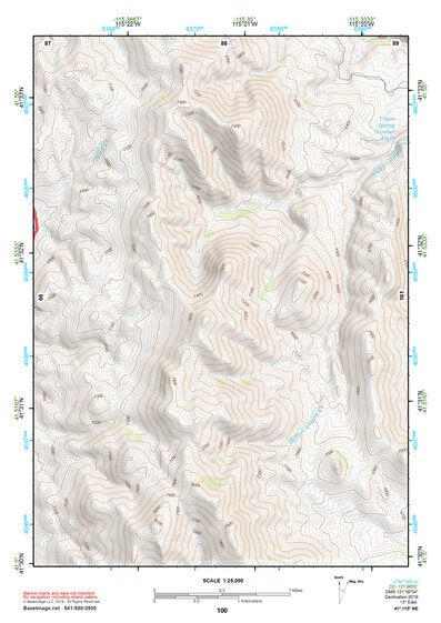 41115NE Page 100 Jarbidge Mountains Topo Preview 1