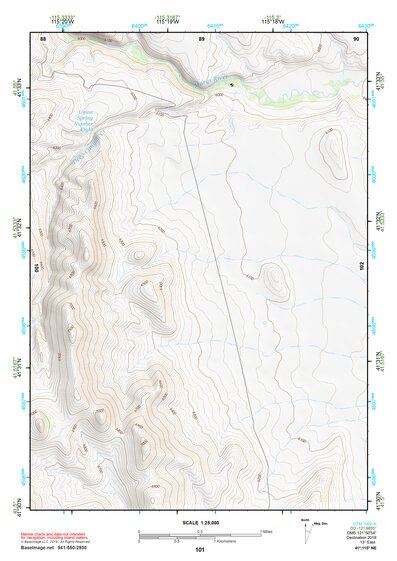 41115NE Page 101 Jarbidge Mountains Topo Preview 1
