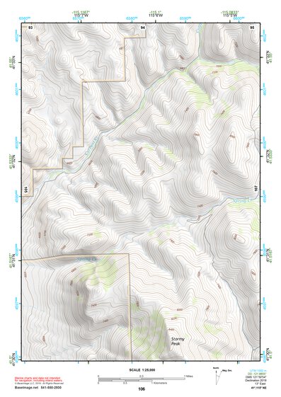 41115NE Page 106 Jarbidge Mountains Topo Preview 1