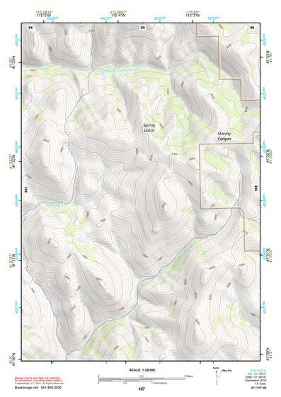 41115NE Page 107 Jarbidge Mountains Topo Preview 1