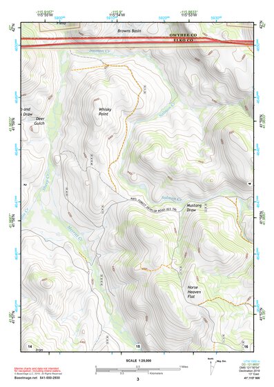 41115NW Page 3 Jarbidge Mountains Topo Preview 1