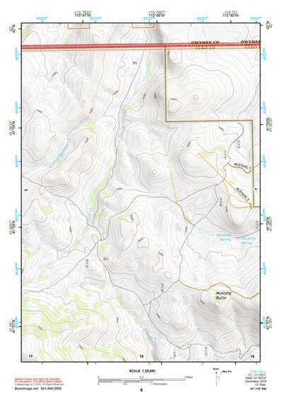 41115NW Page 6 Jarbidge Mountains Topo Preview 1