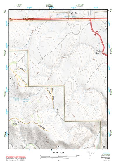 41115NW Page 7 Jarbidge Mountains Topo Preview 1