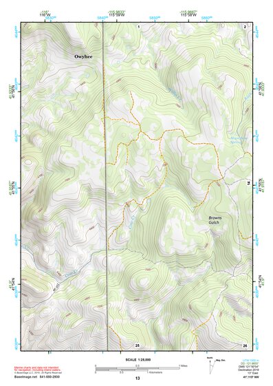 41115NW Page 13 Jarbidge Mountains Topo Preview 1