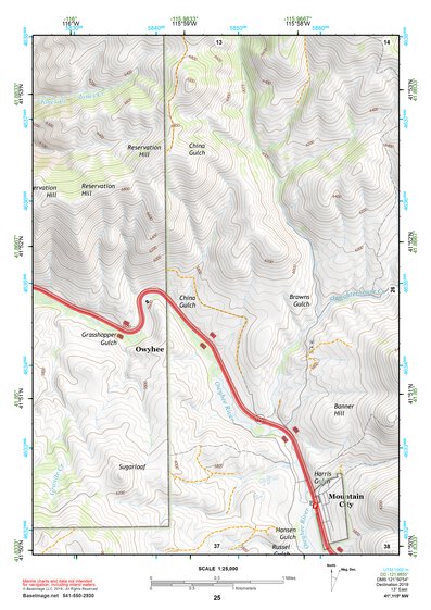 41115NW Page 25 Jarbidge Mountains Topo Preview 1