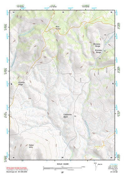 41115NW Page 27 Jarbidge Mountains Topo Preview 1