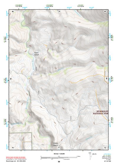 41115NW Page 59 Jarbidge Mountains Topo Preview 1