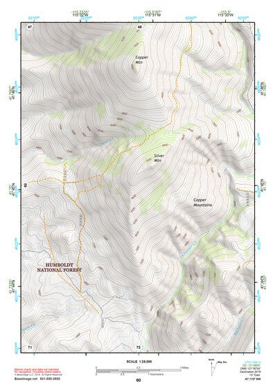 41115NW Page 60 Jarbidge Mountains Topo Preview 1