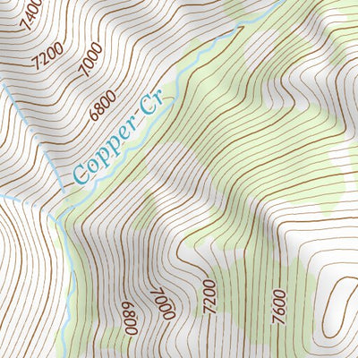 41115NW Page 60 Jarbidge Mountains Topo Preview 3