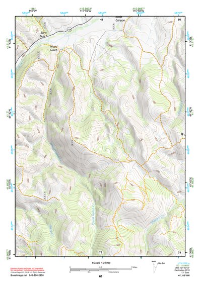 41115NW Page 61 Jarbidge Mountains Topo Preview 1