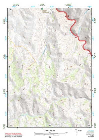 41115NW Page 63 Jarbidge Mountains Topo Preview 1